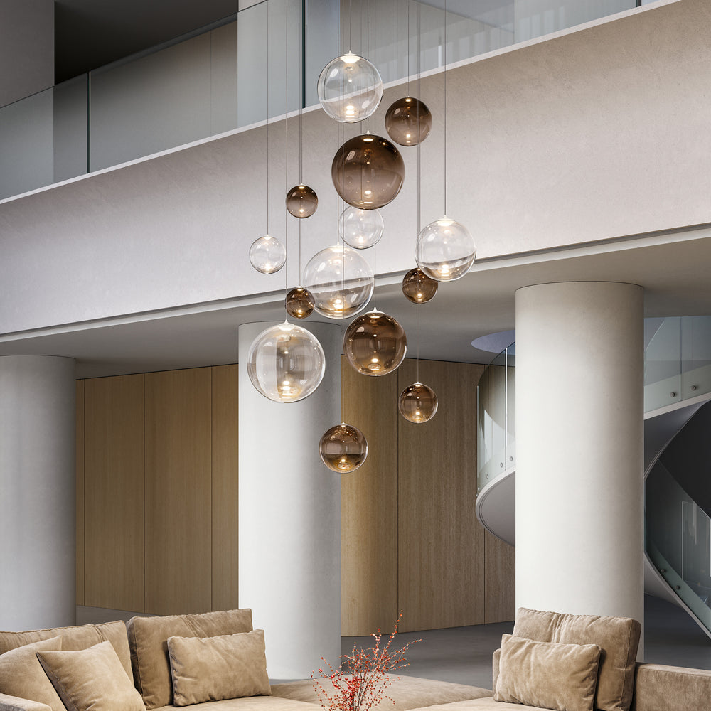 Lodes Random Solo Multi-Light Round Chandelier - 2Modern