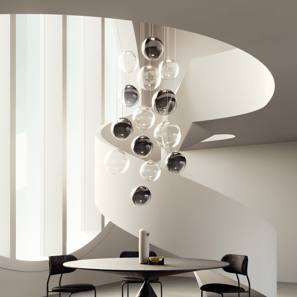 Lodes Random Solo Multi-Light Round Chandelier - 2Modern