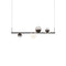 Random Stick LED Suspension Light  option Glossy Smoke/Frosted White/Glossy Bronze / Black Chrome / Short: 39.4 in width