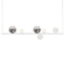 Random Stick LED Suspension Light  option Clear/Frosted White/Chrome / Matte White / Long: 59 in width