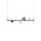 Random Stick LED Suspension Light  option Glossy Bronze/Clear/Chrome / Black Chrome / Short: 39.4 in width