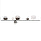Random Stick LED Suspension Light  option Glossy Smoke/Clear/Chrome/Glossy Bronze / Black Chrome / Long: 59 in width