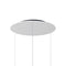 Tidal Pendant Light  option Matte White