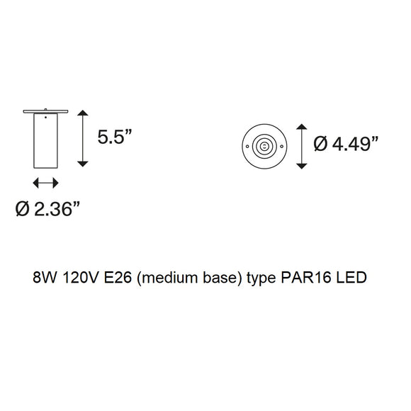 A-Tube Flush Mount