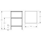 A La Carte Square Open Modular Storage