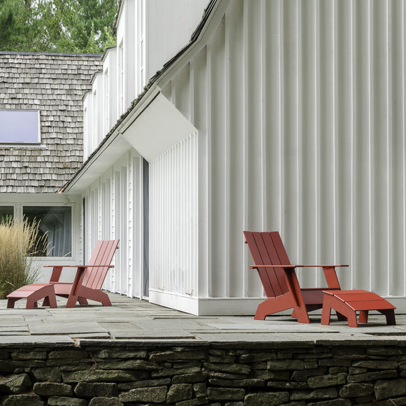 Adirondack Outdoor Chair with Ottoman Bundle