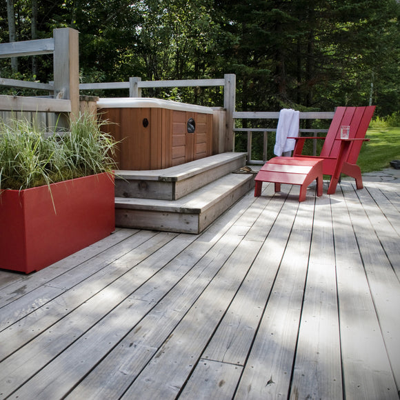 Adirondack Outdoor Chair with Ottoman Bundle