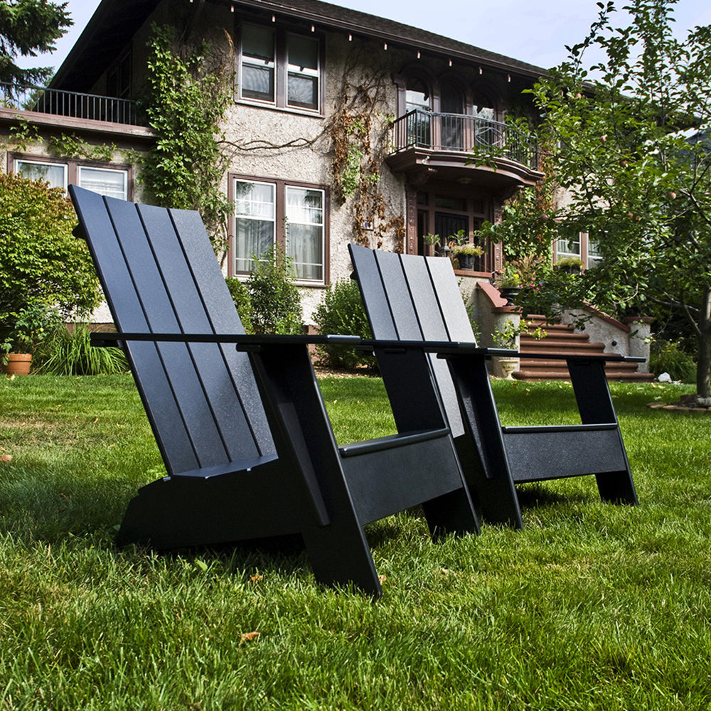 Adirondack Outdoor Chair with Ottoman Bundle
