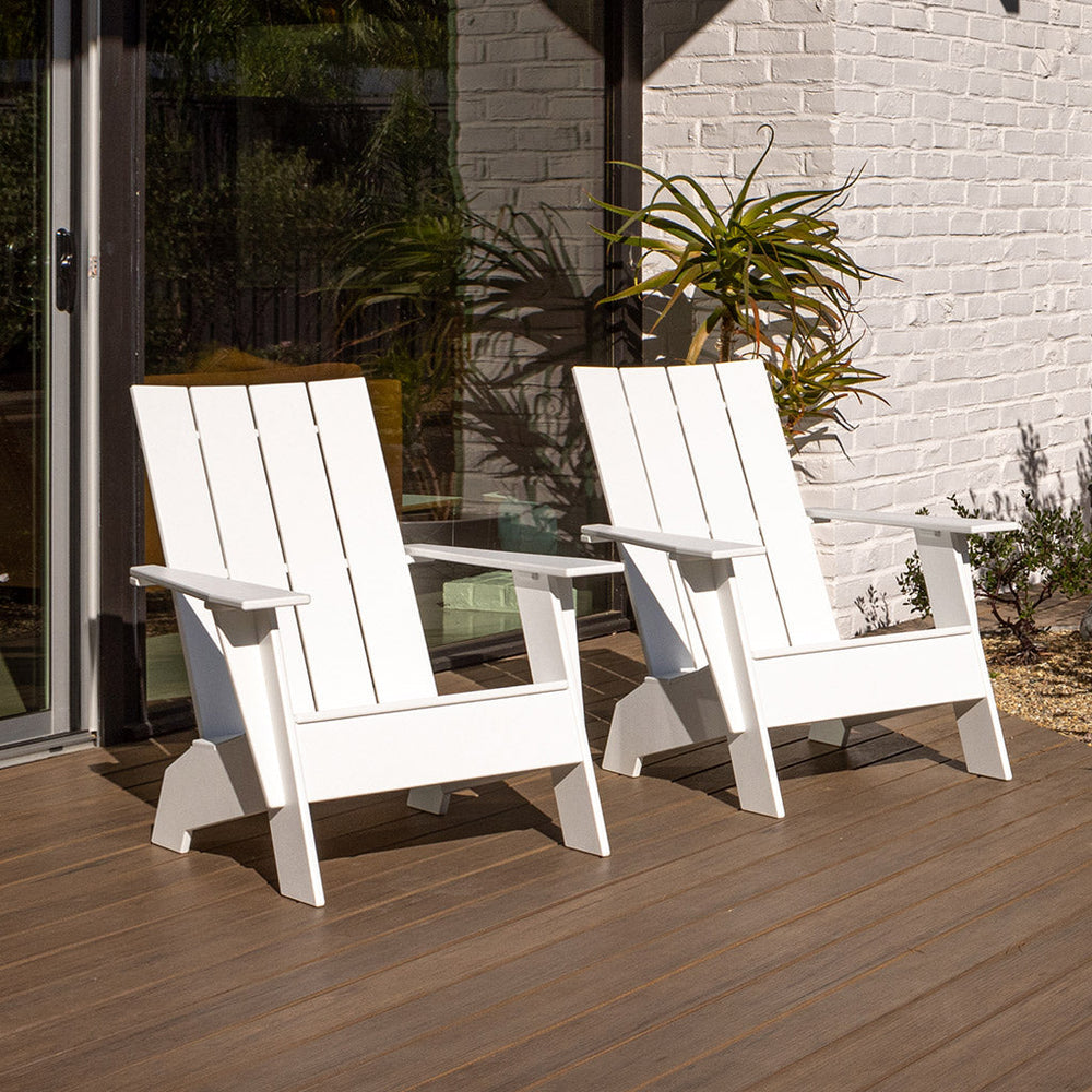 Adirondack Outdoor Chair with Ottoman Bundle