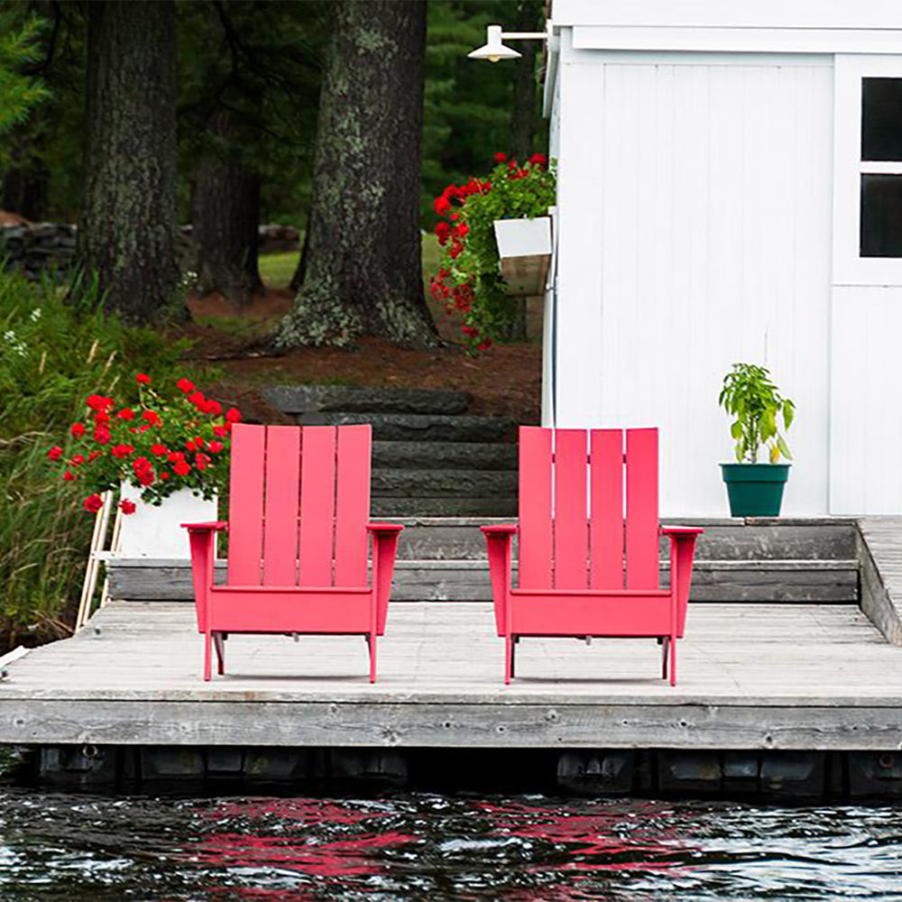 Adirondack Outdoor Chair with Ottoman Bundle