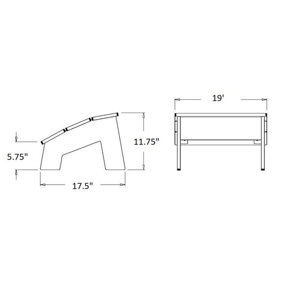 Adirondack Outdoor Chair with Ottoman Bundle