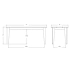 Alfresco Dining Table with Umbrella Hole