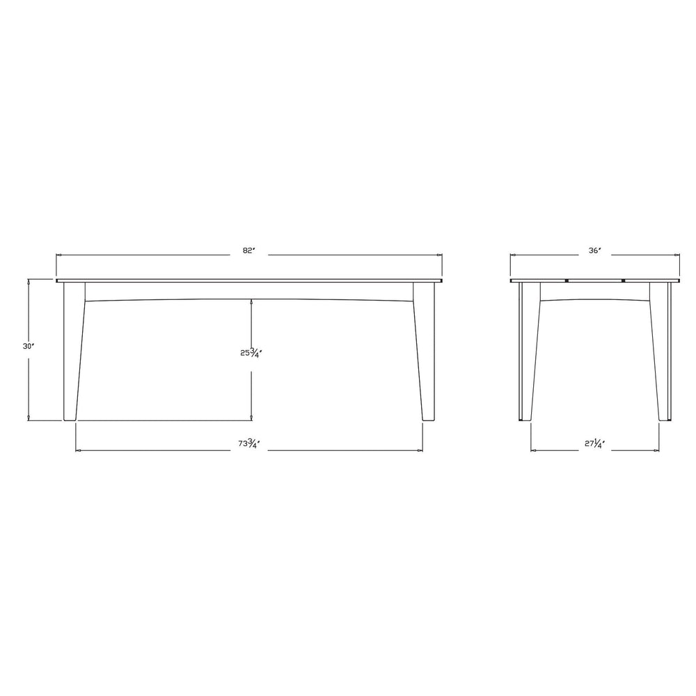 Alfresco Outdoor Dining Table with Umbrella Hole