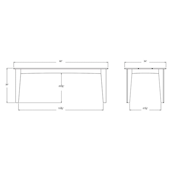 Alfresco Outdoor Dining Table with Umbrella Hole