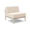 Aurora Outdoor Armless Lounge Chair  option Canvas Flax