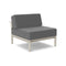 Aurora Outdoor Armless Lounge Chair  option Cast Charcoal