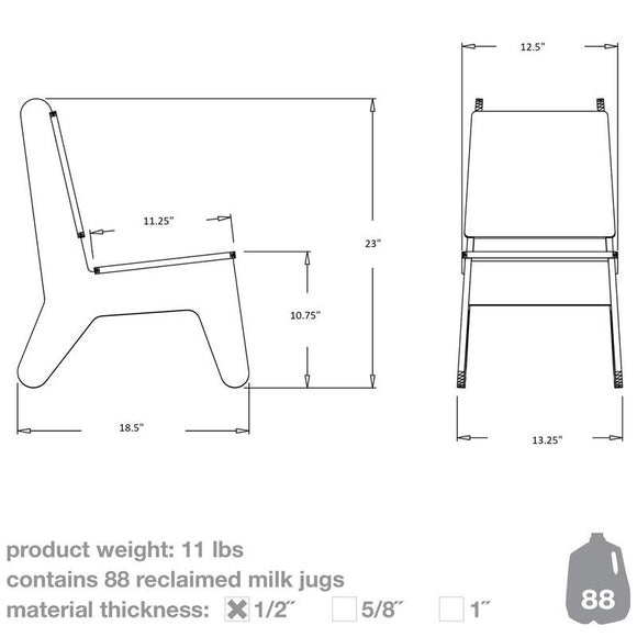 BBO2 Outdoor Table and Four Chairs Bundle