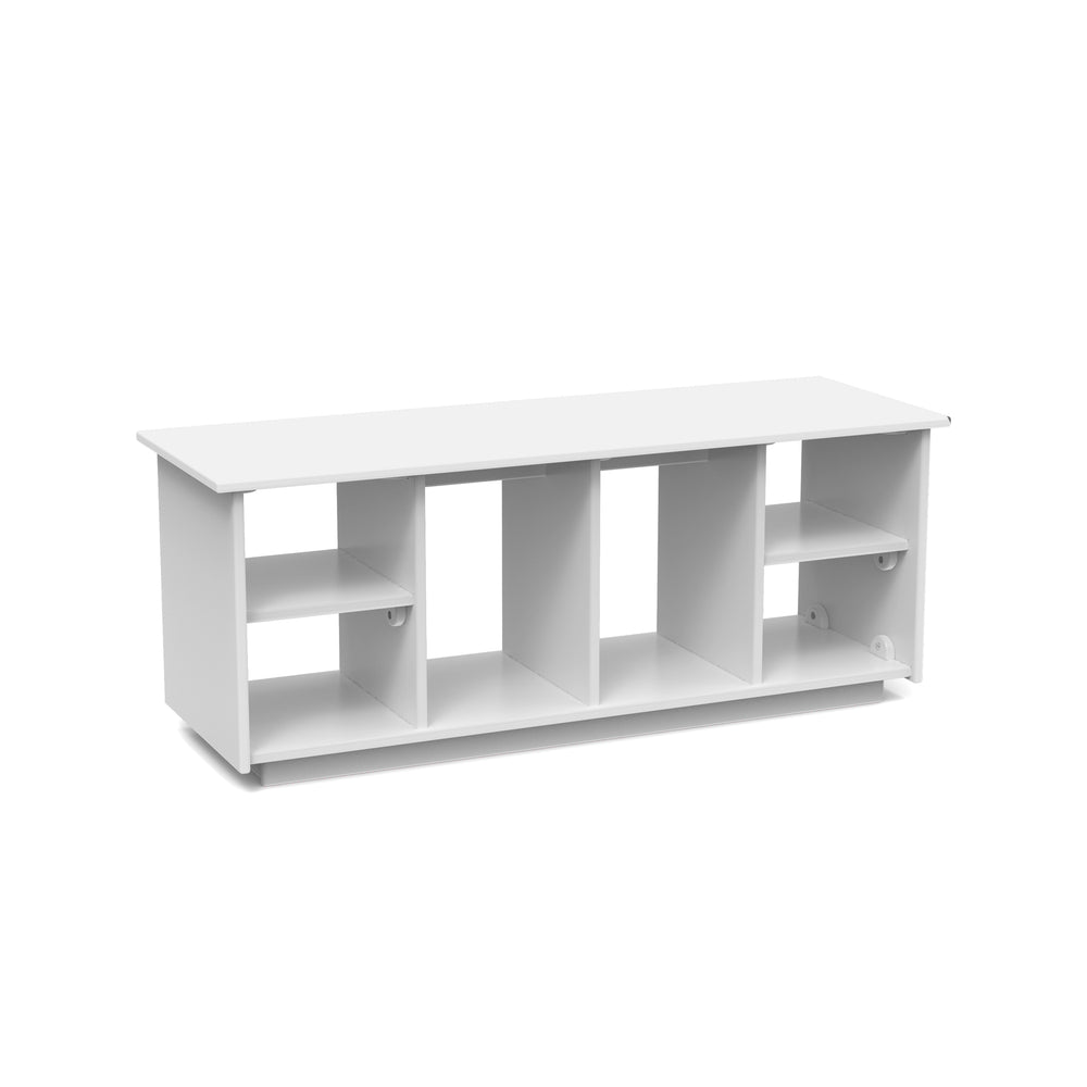 Cubby Boot Holes Outdoor Bench with Cushion Bundle
