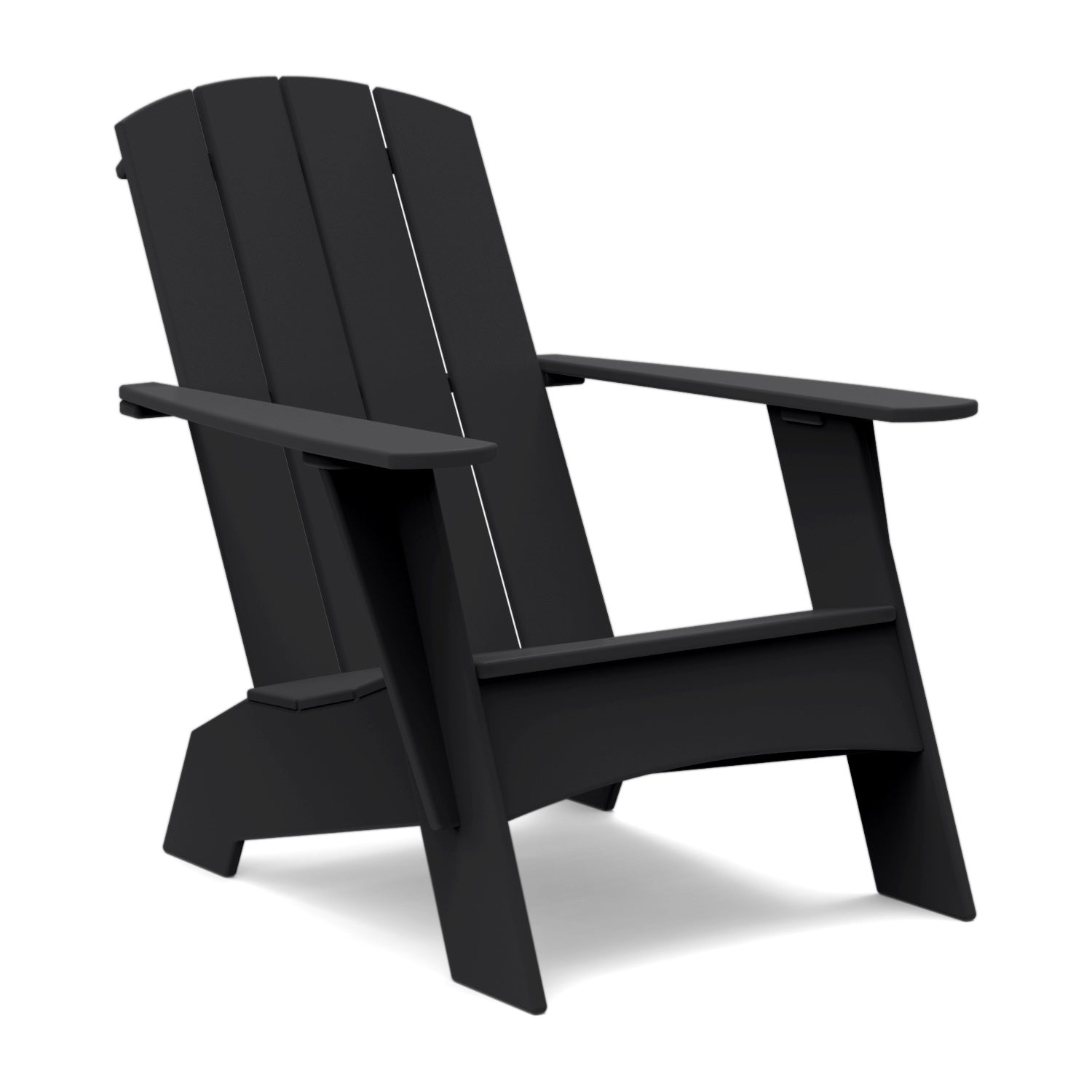 Curved Adirondack Chair and Ottoman Bundle