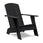 Curved Adirondack Chair and Ottoman Bundle