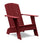 Curved Adirondack Chair and Ottoman Bundle