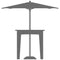 Fresh Air Dining Set  option Table with Umbrella Hole and Bench