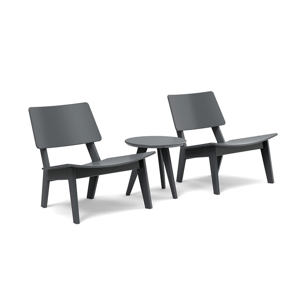 Lago Outdoor Lounge Chair and Satellite End Table Bundle