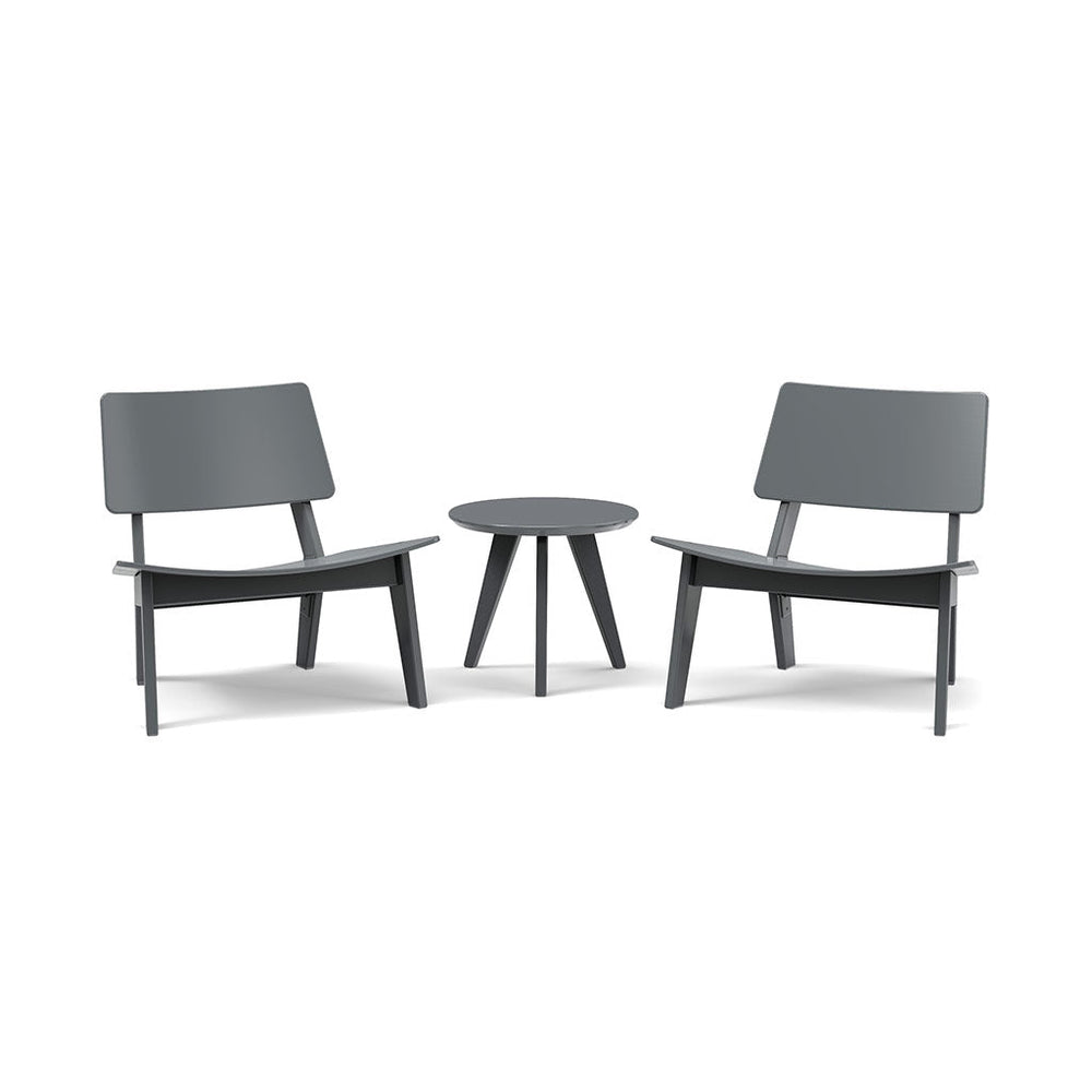 Lago Outdoor Lounge Chair and Satellite End Table Bundle