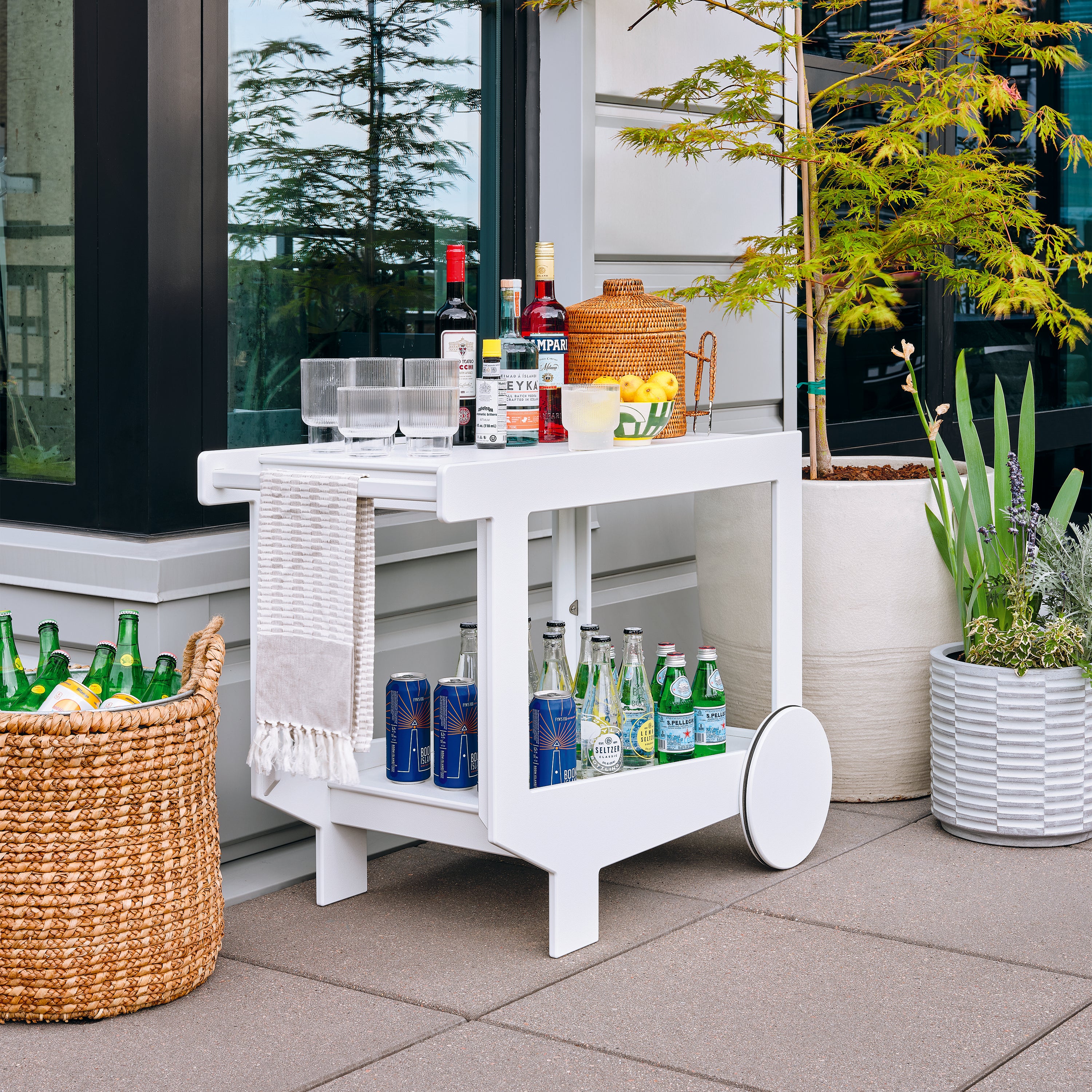 Loll Designs Lollygagger Bar Cart - 2Modern