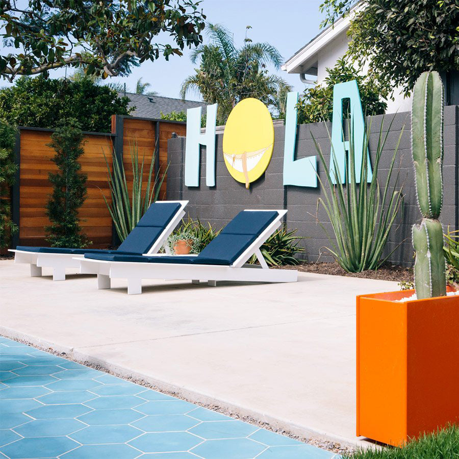 Lollygagger Outdoor Chaises with Cushions Bundle