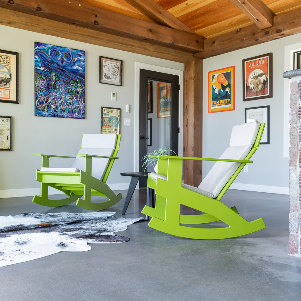 Lollygagger Outdoor Rockers with Cushions Bundle