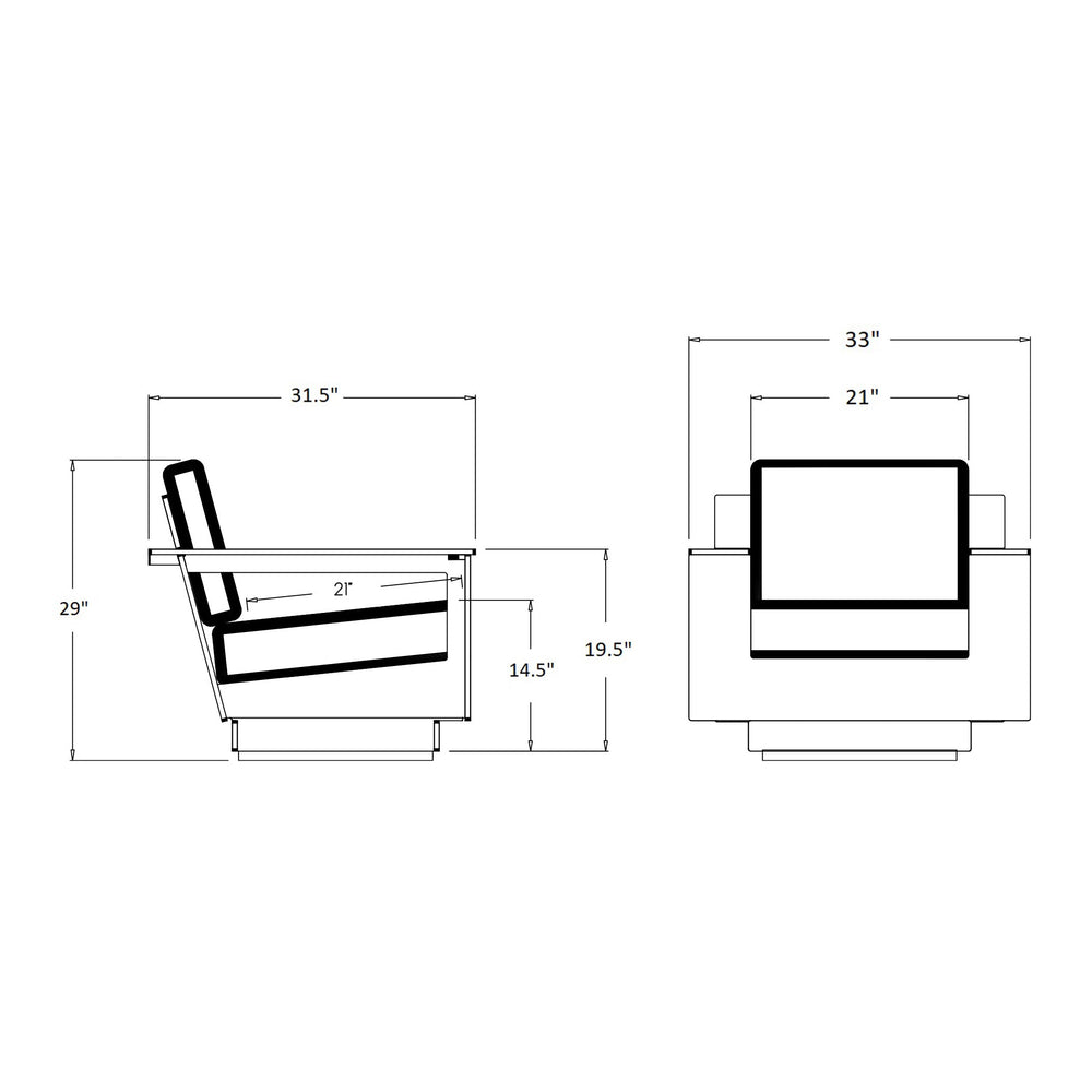 Nisswa Outdoor Sofa and Lounge Swivel Bundle