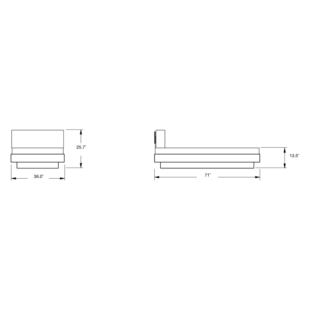 Platform One Outdoor Chaise Lounge