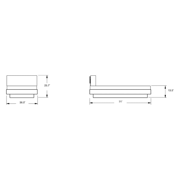 Platform One Outdoor Chaise Lounge
