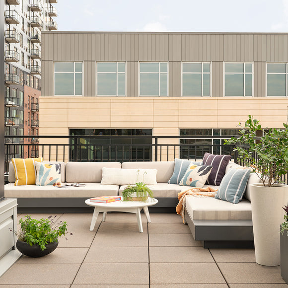 Platform discount sectional sofa