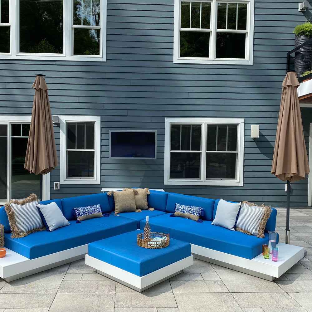 Platform One Outdoor Sofa with Left or Right Table