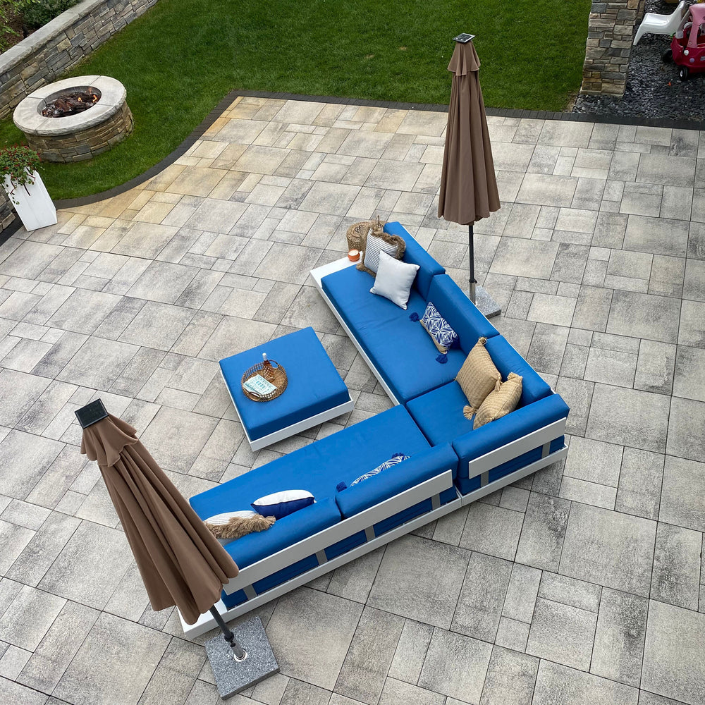 Platform One Outdoor Sofa with Left or Right Table