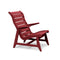 Rapson High Back Lounge Chair  option Chili