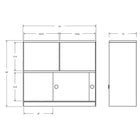 Slider Cubby Cabinet