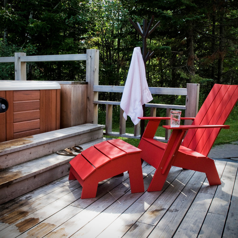 Tall Adirondack Flat Outdoor Chair