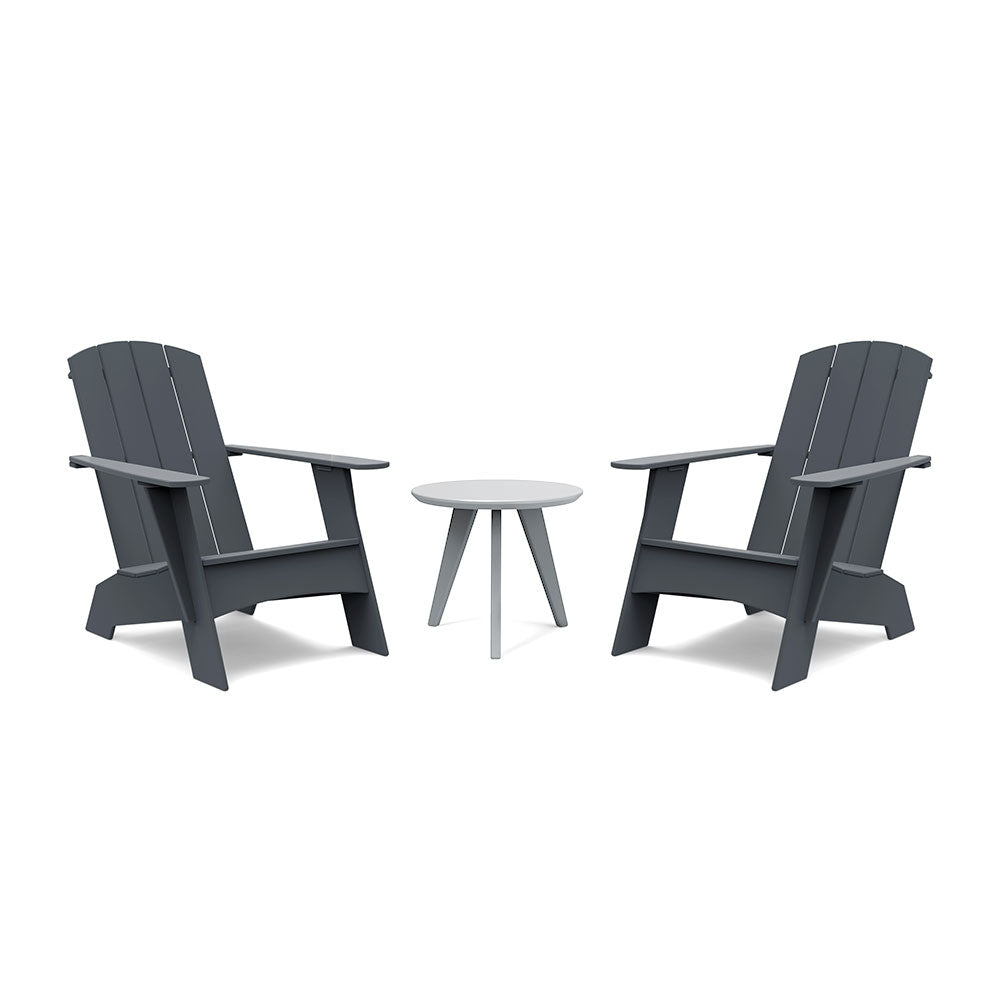 Tall Curved Adirondack Chair and Outdoor Satellite Bundle