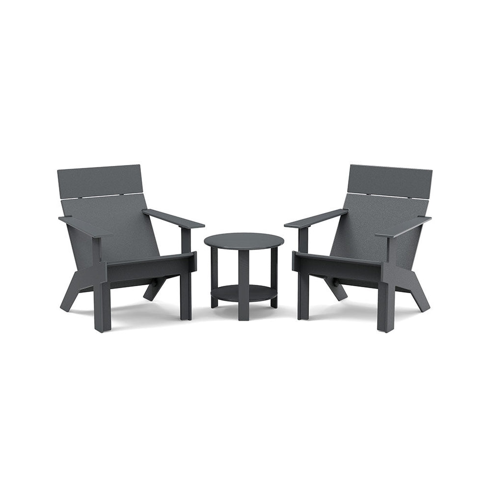 Tall Lollygagger Lounge and End Outdoor Table Bundle