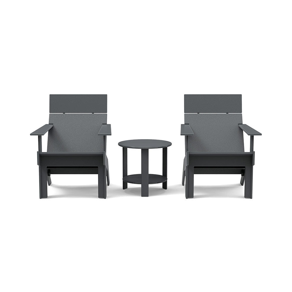 Tall Lollygagger Lounge and End Outdoor Table Bundle