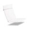 Tall Lollygagger Lounge with Cushion Bundle  option Canvas White