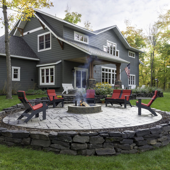 Tall Lollygagger Lounge with Outdoor Cushion Bundle