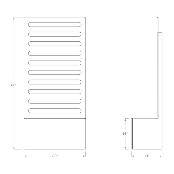 loll trellis planter Loll Designs Trellis Planter