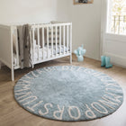 ABC Round Washable Rug