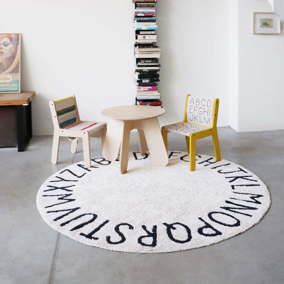 Lorena Canals ABC Round Washable Rug 2Modern