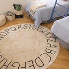 ABC Round Washable Rug