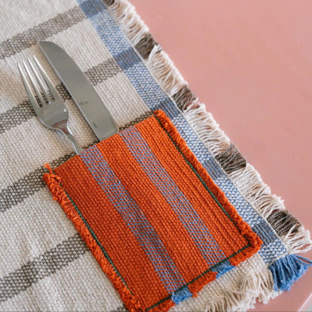 Handloom Pocket Placemat (Set of 2)